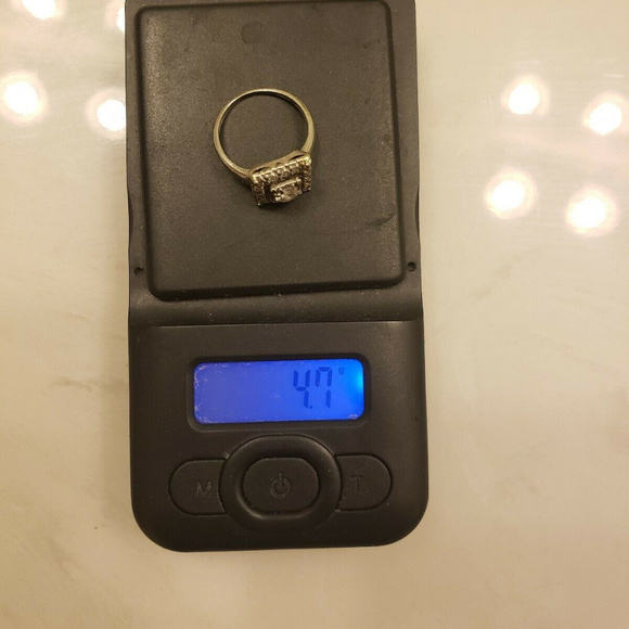 Designer Ring by Jabel Art Deco Platinum .5ct Ring - Picture 2 of 8